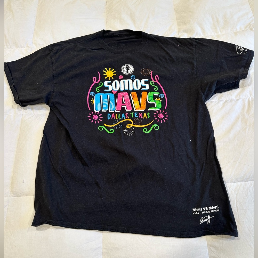 SOMOS DALLAS MAVERICKS SHIRT FROM GAME